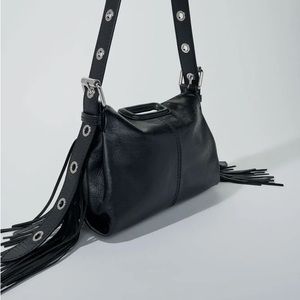 Maje Miss M Mini - Metallic Black Purse